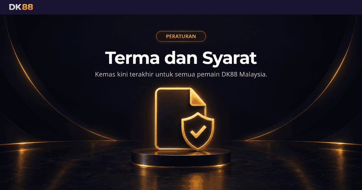 Peraturan dan had akaun Dk88 Casino